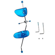 Dental Orthodontic Multi-Adjustable Face Mask High-Pull Reverse Facemask for Teeth Alignment and Support, Blue Color