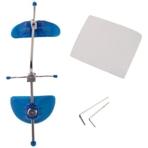 Dental Orthodontic Multi-Adjustable Face Mask High-Pull Reverse Facemask for Teeth Alignment and Support, Blue Color 1