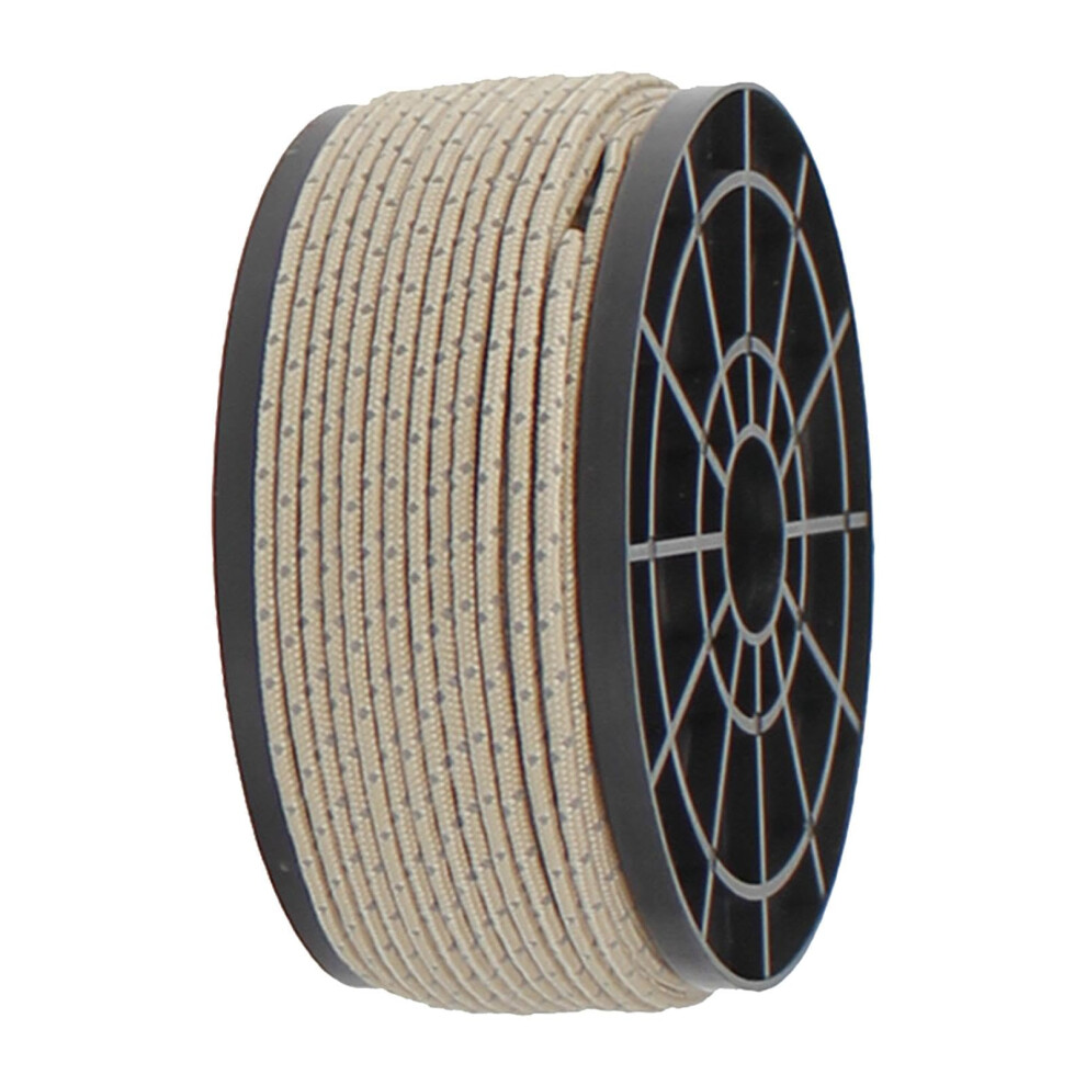 Reflective Tent Rope 164 Ft, 2.5 Mm Khaki Cord For Camping, Hammock, Hiking 6447073658723