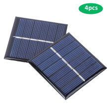 4PCS 3V 168mA Silicon Solar Panel 54x54mm for DIY Emergency Charger