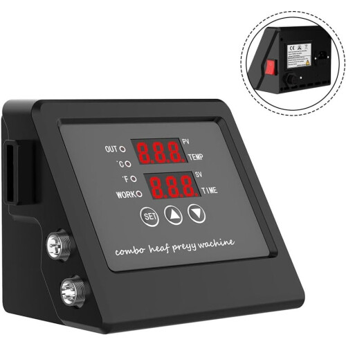 High Performance Heat Press Control Box Digital LED 220V for Precise Temperature Regulation and Durable Use 2