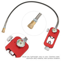 DEDEPU 8MM Taucheradapter für große auf kleine Flaschen, Edelstahl & Aluminium, Gold oder Rot