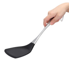 Lebensmittelechte Silikon-Spatel mit Stahlgriff, antihaftbeschichtet, 30 cm, Küchenwerkzeug