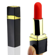 Lipstick Vibrator Set for Women - Silent Clitoral Stimulator & G Spot Vibration Massage Wand, Black Travel Gift