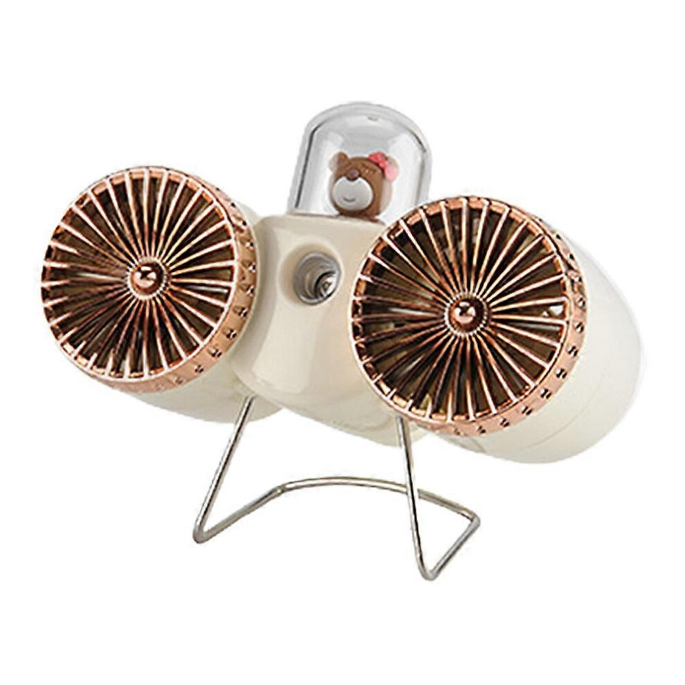 Usb Desk Fan, Desktop Table Fan With Strong Wind,  For Home Office Bedroom Table And Desktop-White