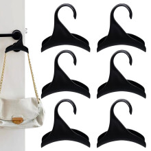 6 Pcs Purse Handbag Hanger Hooks Set, Unique Twist Design Bag Rack Organizer for Tote Bags, Purses, Backpacks, Scarves