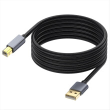 Cable de impresora USB de 3 metros, cable de escáner USB 2.0 tipo A macho a B macho