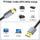Cable de impresora USB de 3 metros, cable de escáner USB 2.0 tipo A macho a B macho 4