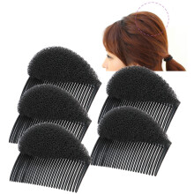 5 pcs Hair Fluffy Pad Updo Bangs Styling Tool ABS Nylon Durable