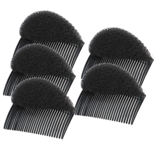 5 pcs Hair Fluffy Pad Updo Bangs Styling Tool ABS Nylon Durable 1