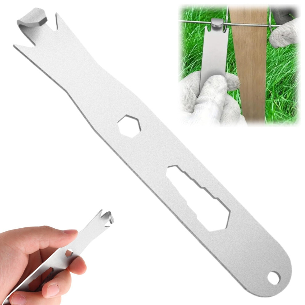 Fence Wire Twisting Tool With Wire Tensioner, Cable Fixing Tensioner, Rebar Tying Tool, Heavy-Duty Steel Construction 9016109833686