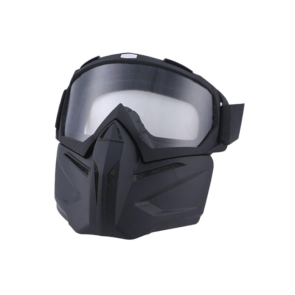Motorcycle Riding Goggles With Clear Lens, Breathable Eye Protection, Comfortable Fit For Biking And Road Use 9016109833709