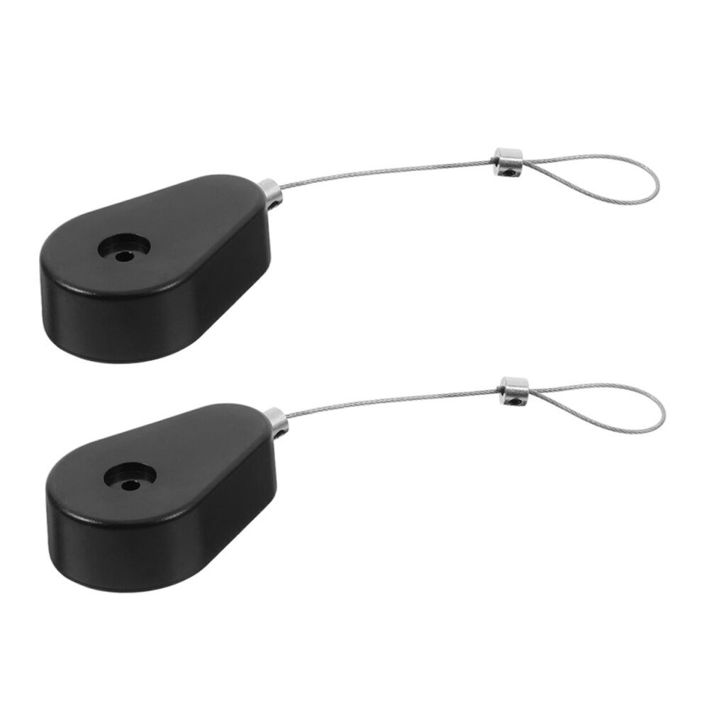Retractable Steel Cable Theft Holder 2 Pcs Adjustable Telescopic Loss Prevention Case For Merchandise Security 9016109834225