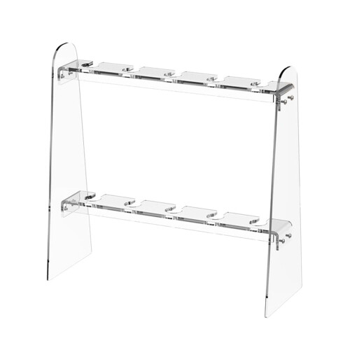 Contemporary 2 Layer Champagne Holder Removable Acrylic
