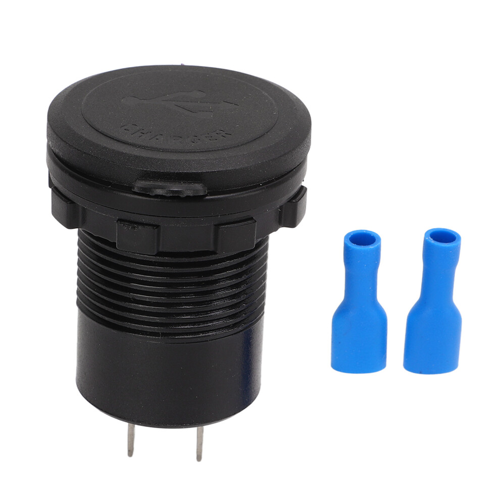 Usb Car Charger Dual Usb Port Qc3.0 Fast Charging Blue/Light 8320539179735
