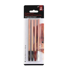 White Charcoal Pencils Set of 2/3/4 for Drawing, Sketching, and Shading - Professional Art Supplies for Artists