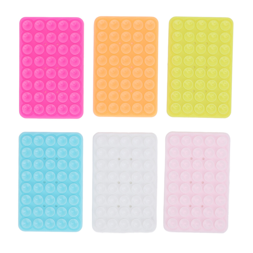 6Pcs Suction Cup Phone Case Mount Fluorescent 8320539179926