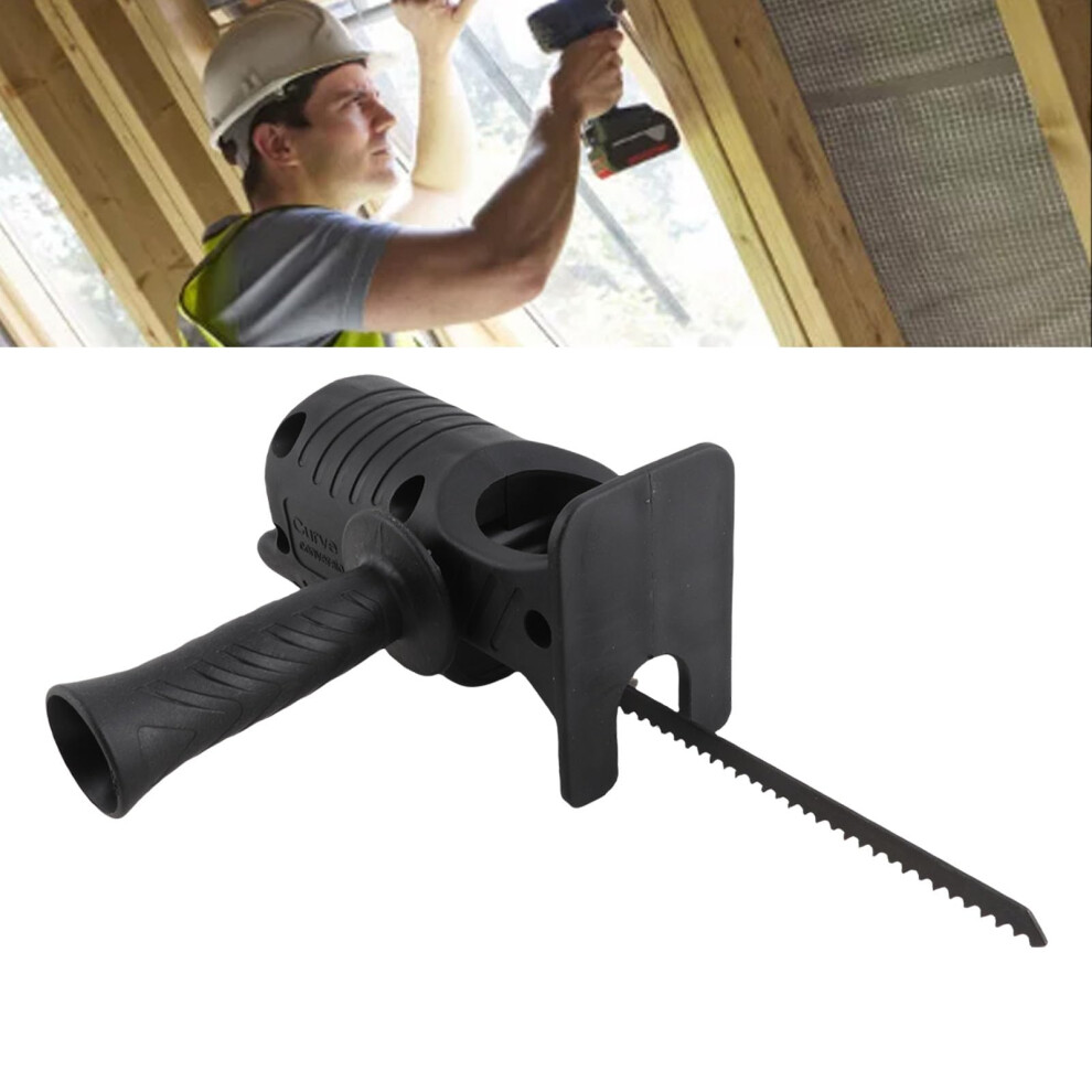 Reciprocating Saw Attachment Adapter Jig Kit For Jigsaw Drill, Compatible With Most Reciprocating Saws, Durable Design 9016109834706
