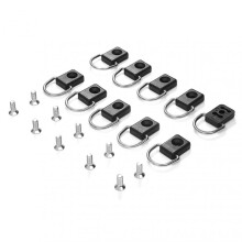 Kayak D-Ring 10 pieces D-Ring Tie with M6 Screws Kayak Accessories for Canoe Kayak Boat Fishing Sailing Trailer