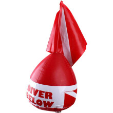 Inflatable Marker Buoy - Durable PVC Signal Buoy for Open Water Snorkeling, Diving, and Swimming Equipment