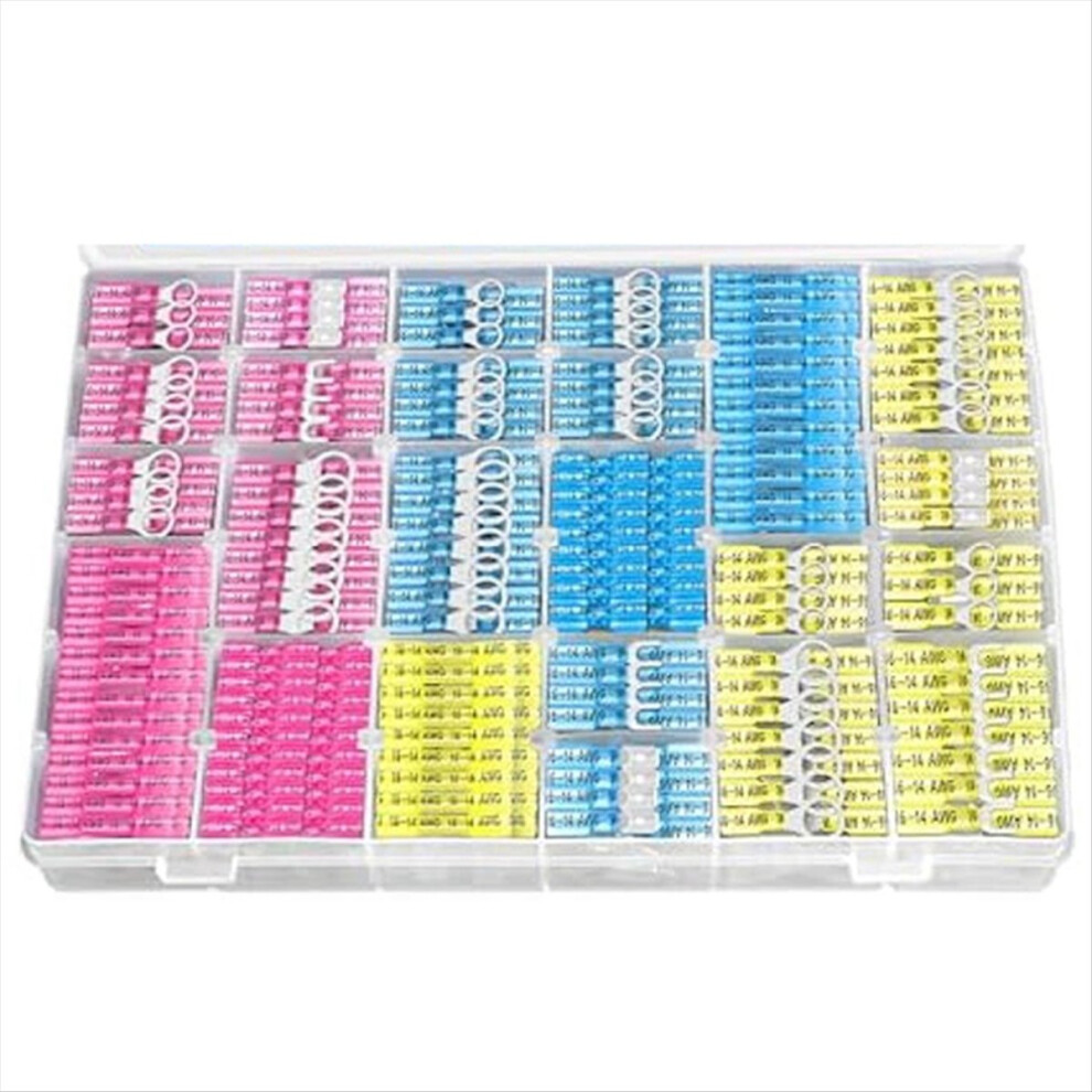 720Pc Heat Shrink Wire Connectors,Electrical Crimp Butt Terminals, 4851907667799