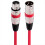 Kabel XLR 3-pinowy XLR męski/żeński panel niebieski 2