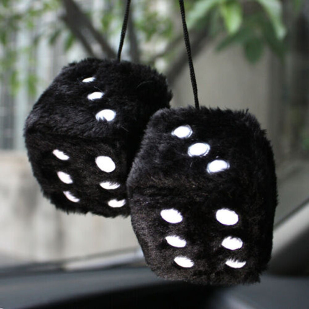 Car Pendant Hanging Plush Dice Craps Automobiles 8320539180731