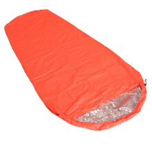 Emergency Survival Sleeping Bag - Lightweight Waterproof Mylar Nylon Bivy Sack Blanket for Camping Hiking Outdoor 82.7x32.7in