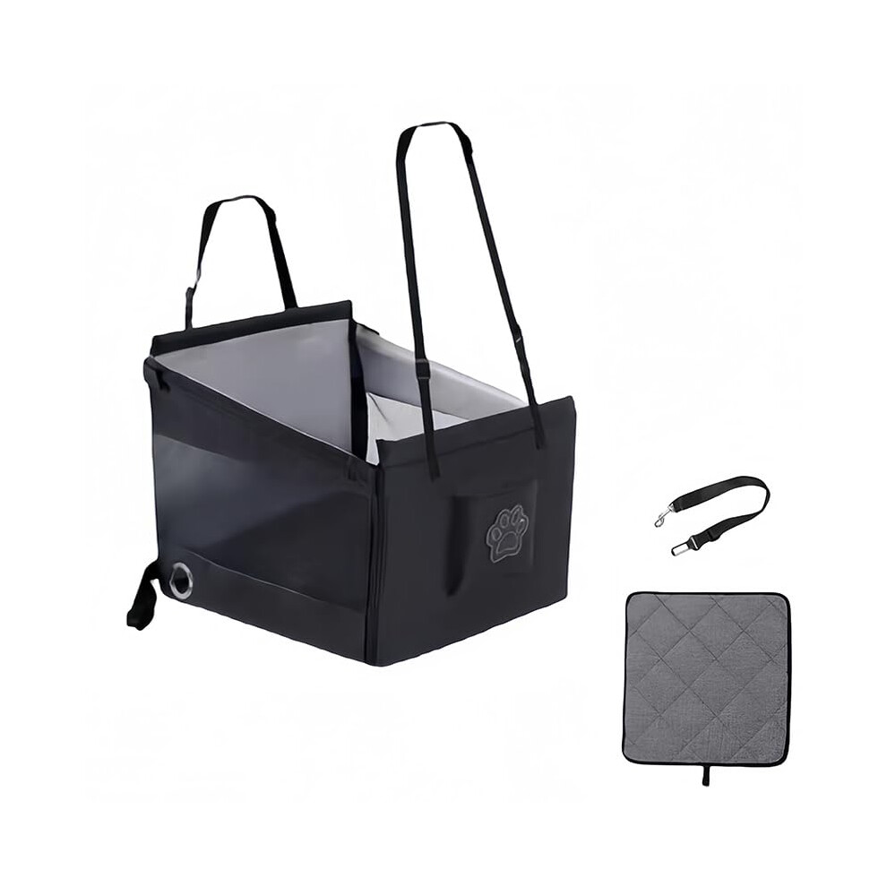 Dog Car Seat for Skoda Octavia II Combi 2004-2008, Durable Scratch Proof Pet Seat Cover, Adjustable and Washable, Black-image-OPC-PKFSN89-NEW