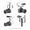 Mini LED Videolicht 6500K, 5W, Dimmbar, Cold Shoe Halteadapter 11