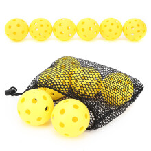 Leichter gelber Pickleball mit hohem sprung, aus PE, leicht zu lagern