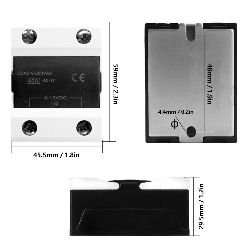 Brm-25La Ssr Solid State Relay 40A, 4-20Ma Input, Led Indicator 6941349195597
