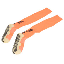 Orangene Nylon-Fußballsocken 44cm/17.3in 39-44