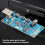 Placa de som USB PCM2707C com interface digital USB para I2S 4