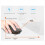 2.4G + Bluetooth Dual-Mode Spraakgestuurde Muis AI Slimme Muis Wit 2