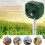 Solar Powered and USB Charging Cat Repeller LED 2