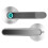 APP Controlled Bluetooth Smart Door Lock with Biometric & Password Chrome Lever 4
