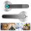 APP Controlled Bluetooth Smart Door Lock with Biometric & Password Chrome Lever 6