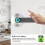 APP Controlled Bluetooth Smart Door Lock with Biometric & Password Chrome Lever 8
