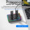 Dobbeltbay M.2 NVME SSD-dockingstation EU-stik 4