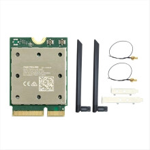 Placa WiFi7 QCNCM865 Bluetooth 5.4 Tri Band 2.4G/5G/6Ghz 5800M M.2