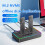 Dobbeltbay M.2 NVME SSD-dockingstation EU-stik 3
