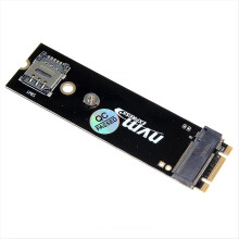 Adattatore riser M.2 B-Key a PCIE con slot per scheda SIM