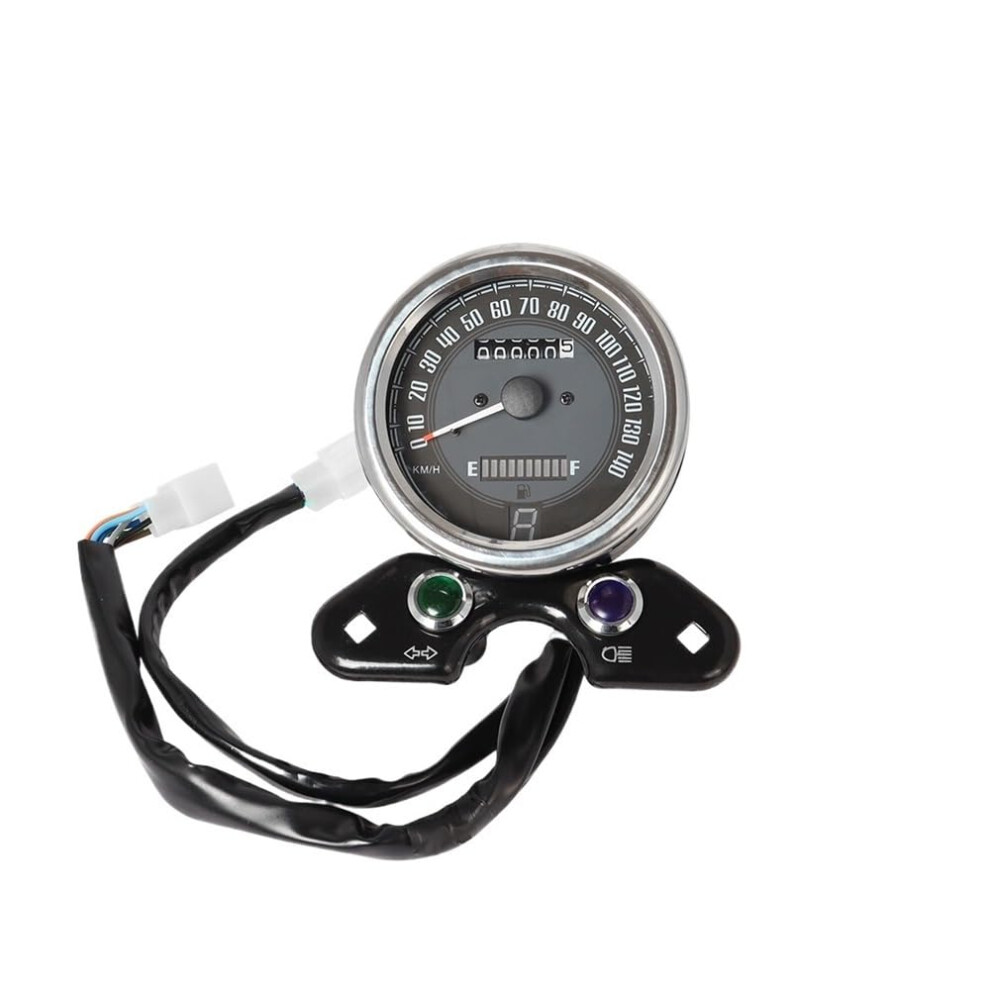 Dual Odometer Gauge Motorcycle Digital Odometer Fuel Gauge Tachometer With For Cg125 And Suzuki Gn125 Compatibility Light 6447073662232