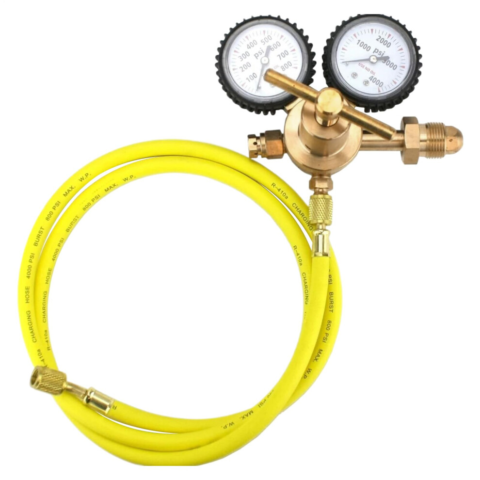 Nitrogen Regulator | High-Pressure Laboratory Nitrogen Regulator | Precision Accessories For Garage Workshop Hvac 9084446893472