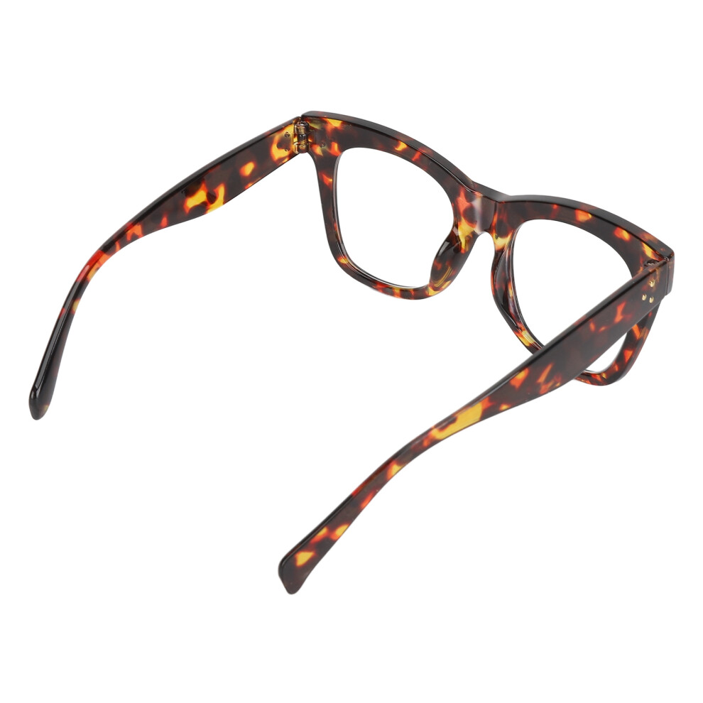 Blue Ray Blocking Reading Glasses +250 Brown Resin PC Gaming Glasses