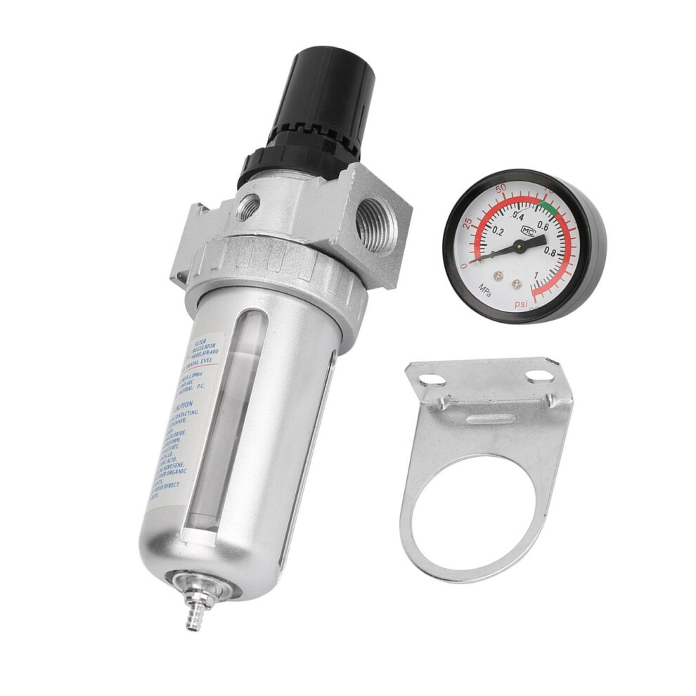 Air Filter Regulator, Adjustable Aluminum Pressure Control 0-150Psi For Air Compressors And Pneumatic Tools 6447073662782