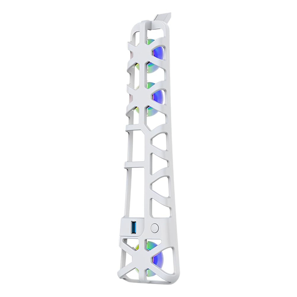 Ps5 Pro Cooling Fan Vertical Radiator With Rgb Lighting And Usb 3.0 Port For Efficient Cooling Of Ps5 Pro Disc & Digital Edition 9016109836229