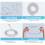 PVC Pool Cleaner Hose 10 Feet Feed Hose Replacement Automatic 2
