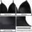 (S,Black)Low Back Seamless Wire Free Bralette Bras for Women 2